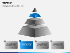 Pyramid shape PPT slide 2