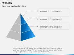 Pyramid shape PPT slide 4