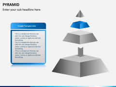 Pyramid shape PPT slide 5