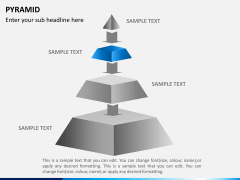 Pyramid shape PPT slide 6
