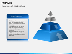 Pyramid shape PPT slide 7