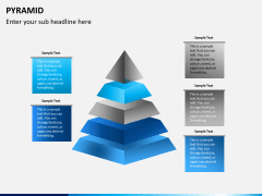 Pyramid shape PPT slide 9