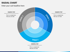 Radial charts PPT slide 8