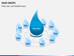 Rain drops PPT slide 3