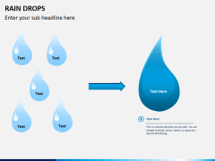 Rain drops PPT slide 5