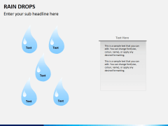 Rain drops PPT slide 6