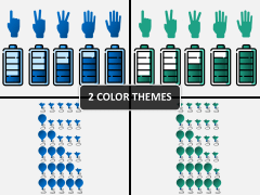 Rating icons PPT cover slide