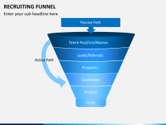 Recruiting funnel PPT slide 5