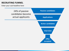 Recruiting funnel PPT slide 6
