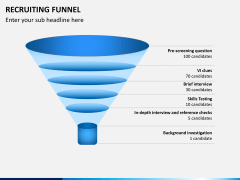 Recruiting funnel PPT slide 7