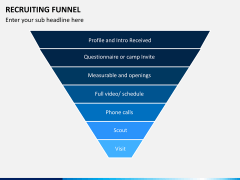 Recruiting funnel PPT slide 8