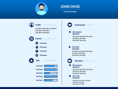 Professional Resume PPT slide 2