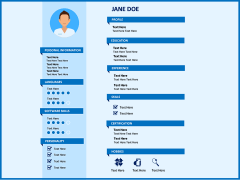 Professional Resume PPT slide 5