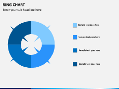 Ring chart PPT slide 3