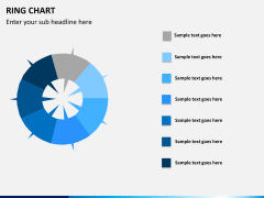 Ring chart PPT slide 6