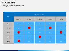 Risk matrix PPT slide 11