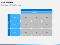 Risk matrix PPT slide 6