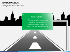 Road junction PPT slide 6