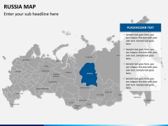 Russia map PPT slide 10