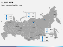 Russia map PPT slide 19