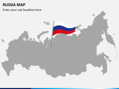 Russia map PPT slide 5
