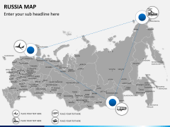 Russia map PPT slide 6