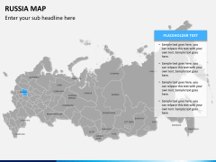 Russia map PPT slide 8