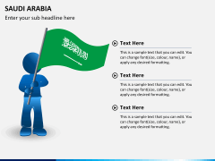Saudi arabia map PPT slide 18