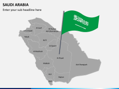 Saudi arabia map PPT slide 3