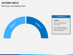 Semi circle PPT slide 1