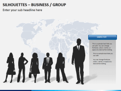 Silhouettes group PPT slide 3