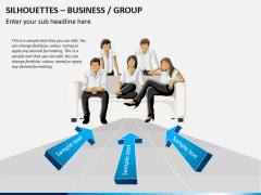 Silhouettes group PPT slide 5