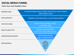 Social Media Funnel PPT slide 13