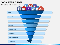 Social Media Funnel PPT slide 2