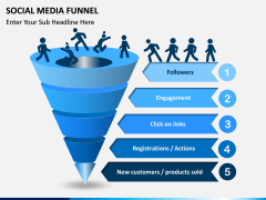 Social Media Funnel PPT slide 4