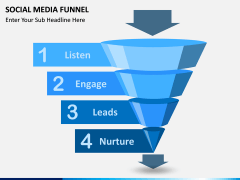 Social Media Funnel PPT slide 5
