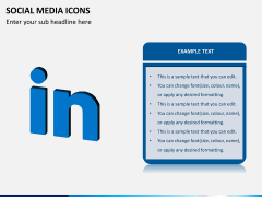 Social media icons PPT slide 7