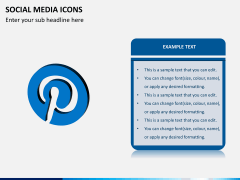 Social media icons PPT slide 8