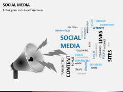 Social media PPT slide 12