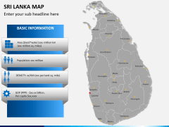 Sri lanka map PPT slide 16