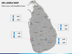Sri lanka map PPT slide 17