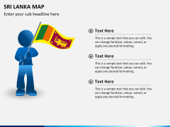 Sri lanka map PPT slide 22