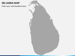 Sri lanka map PPT slide 6