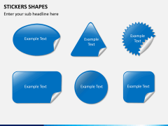 Sticker shapes PPT slide 2