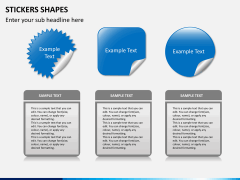Sticker shapes PPT slide 3