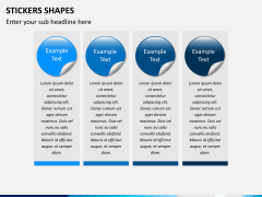 Sticker shapes PPT slide 4