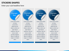 Sticker shapes PPT slide 5