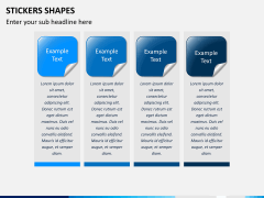Sticker shapes PPT slide 6