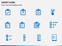 Survey icons PPT slide 1