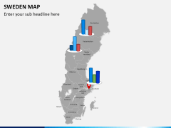Sweden map PPT slide 16